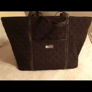 Vera Bradley Miller Tote Brown Microfiber